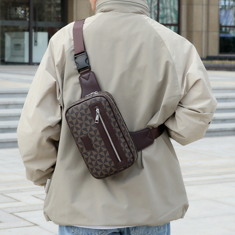 Printed Light Luxury Crossbody Shoulder Bag