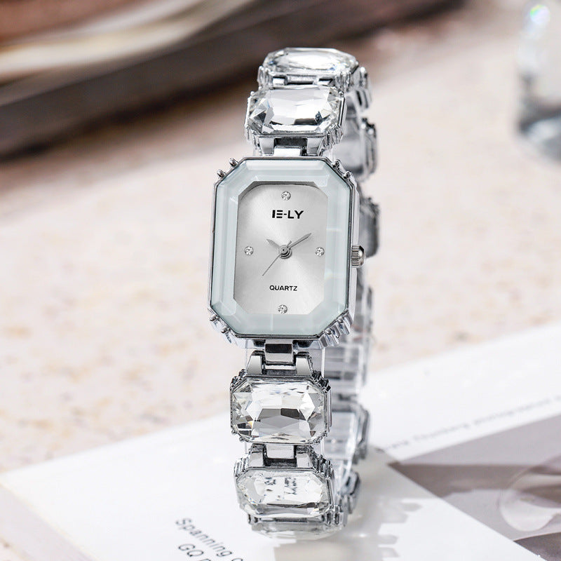 Square-Shaped Colorful Niche Watch