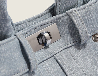 Women's Personalized Commuter Denim Handbag