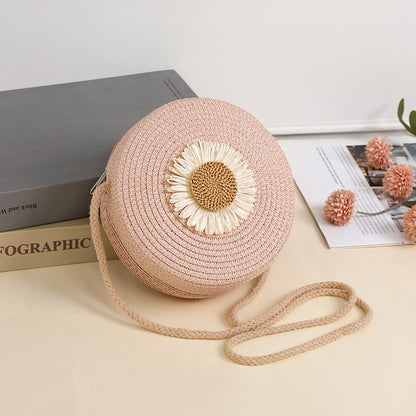 Pastoral Style Woven Raffia Bag