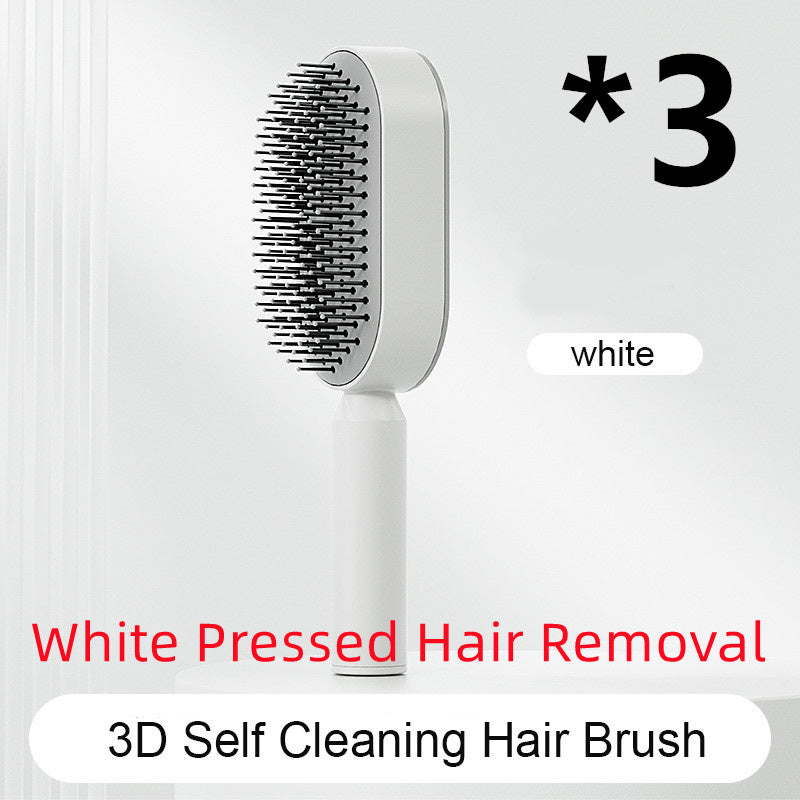 Self Cleaning|Hair Loss|Massage Scalp Anti-Static Hairbrush