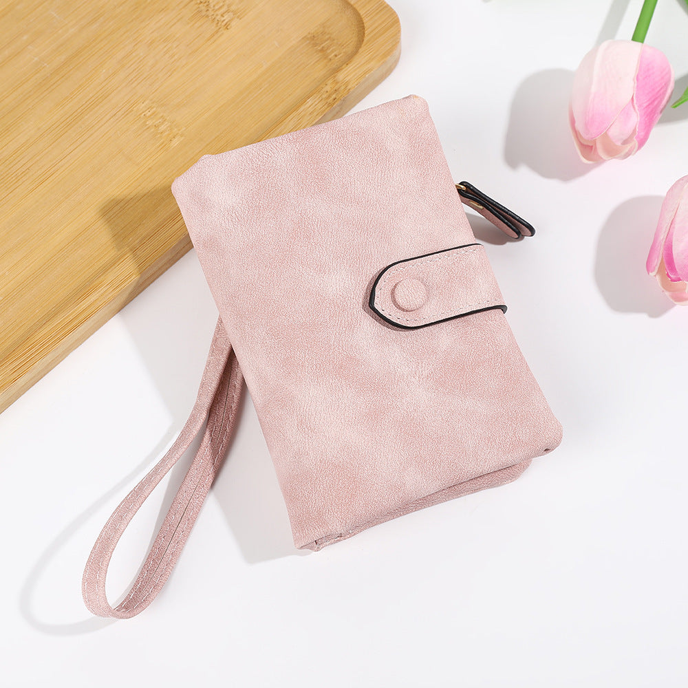 Korean Style Soft Leather Multi-slot Wallet And Coin Purse