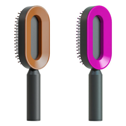 Self Cleaning|Hair Loss|Massage Scalp Anti-Static Hairbrush