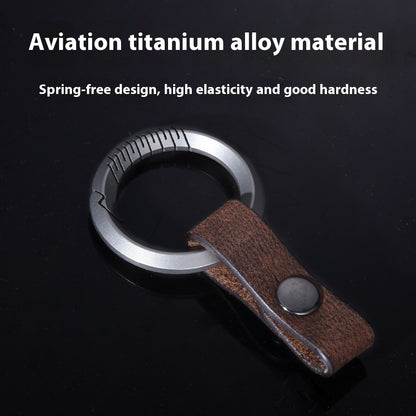 Titanium Alloy Keychain