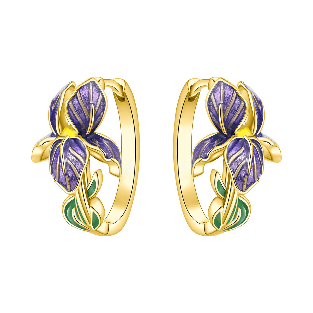 Minimalist And Versatile Iris Earrings