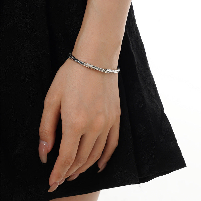 Silver Mobius Bracelet