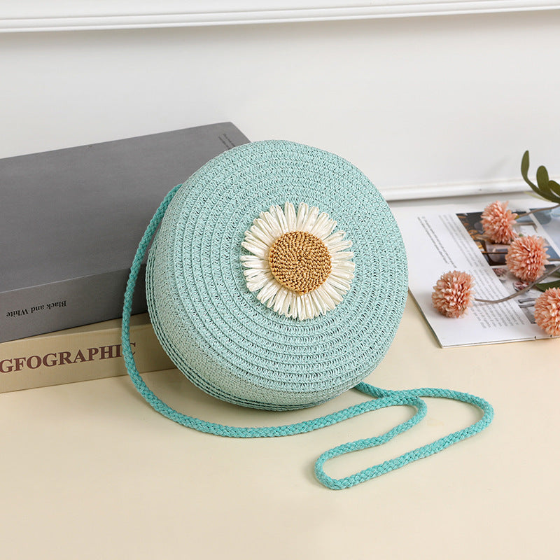 Pastoral Style Woven Raffia Bag