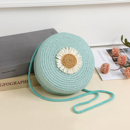 Pastoral Style Woven Raffia Bag