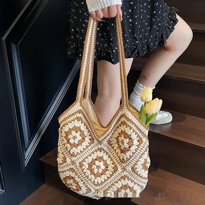 Ethnic Style Retro Hand-woven Tote Bag
