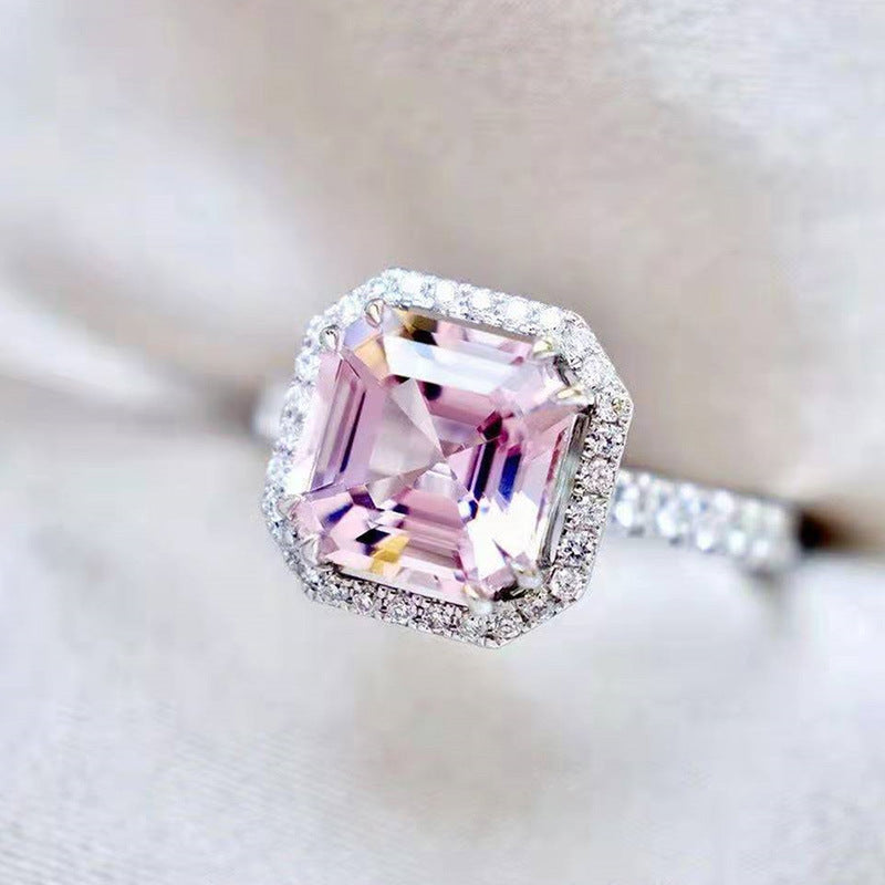 Classic Square Diamond Ring