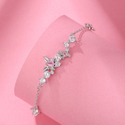 Silver Butterfly Bracelet