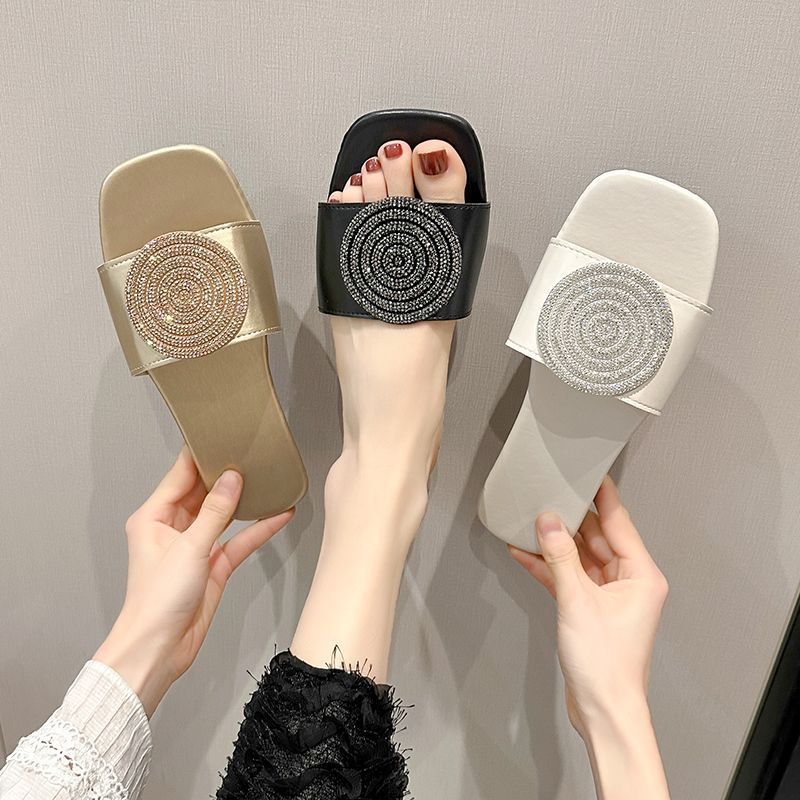 Korean Style Open Toe Outdoor Slippers