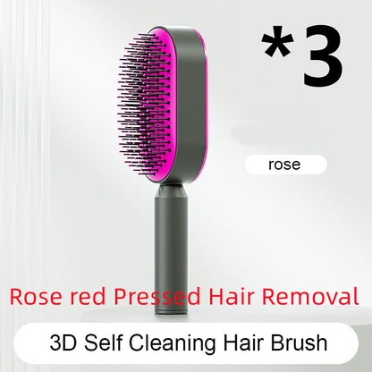 Self Cleaning|Hair Loss|Massage Scalp Anti-Static Hairbrush