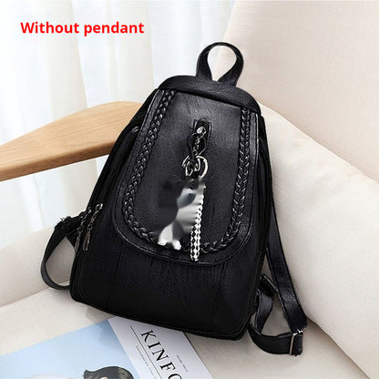 Soft Leather Backpack Bag