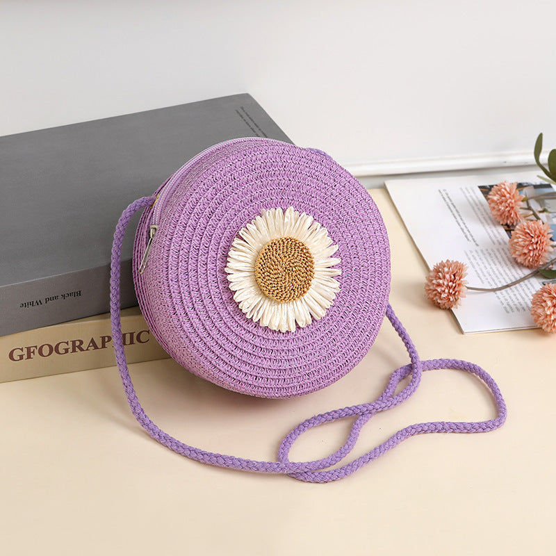 Pastoral Style Woven Raffia Bag
