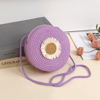 Pastoral Style Woven Raffia Bag