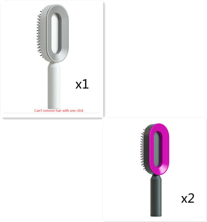 Self Cleaning|Hair Loss|Massage Scalp Anti-Static Hairbrush