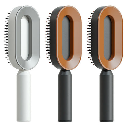 Self Cleaning|Hair Loss|Massage Scalp Anti-Static Hairbrush