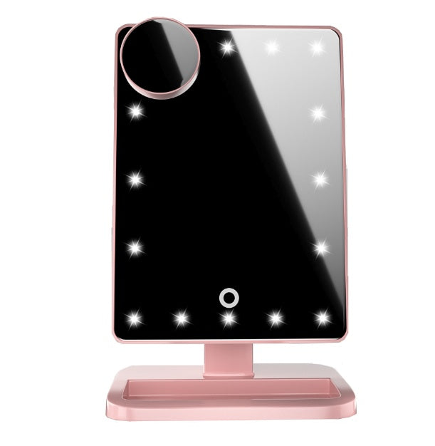 Makeup Mirror With 20 LED Light|Bluetooth Music Speaker|Magnifying Mirrors Lights