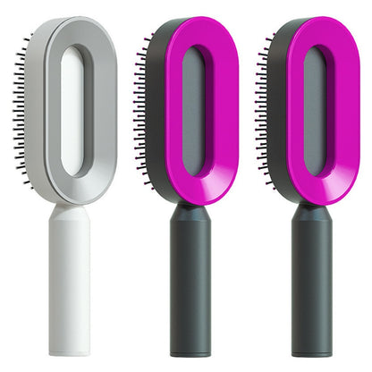 Self Cleaning|Hair Loss|Massage Scalp Anti-Static Hairbrush