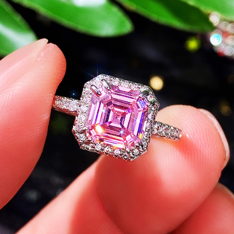 Classic Square Diamond Ring