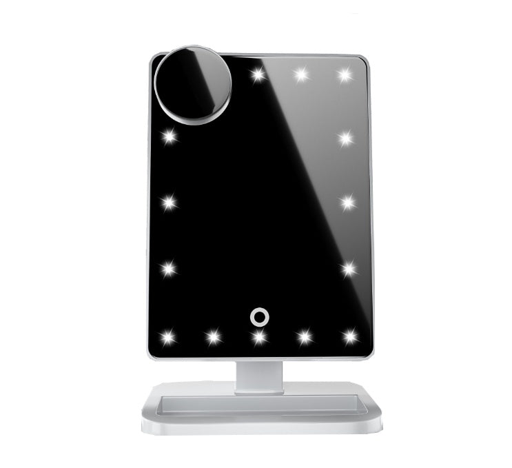Makeup Mirror With 20 LED Light|Bluetooth Music Speaker|Magnifying Mirrors Lights