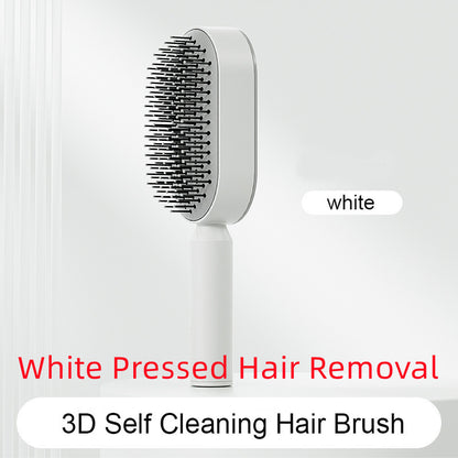 Self Cleaning|Hair Loss|Massage Scalp Anti-Static Hairbrush