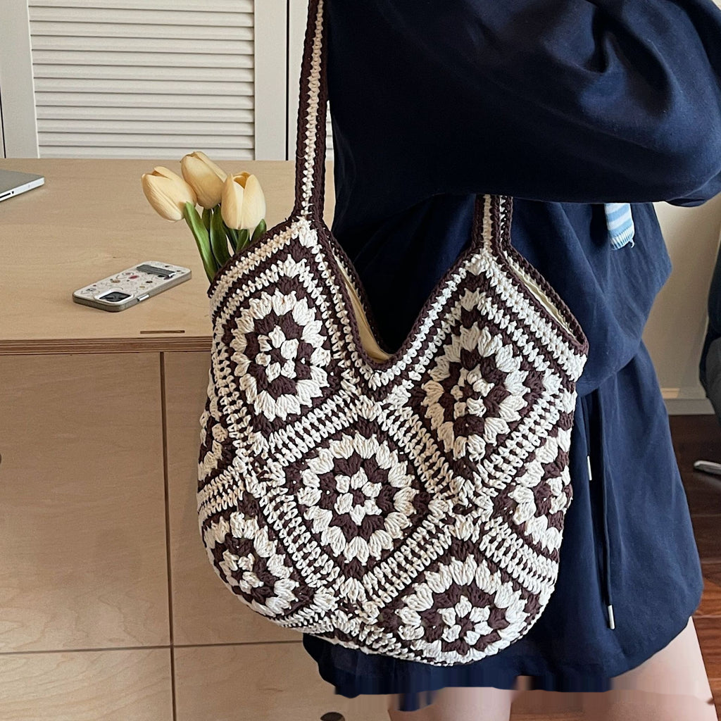Ethnic Style Retro Hand-woven Tote Bag