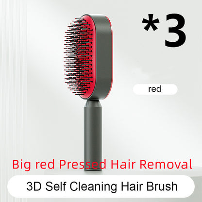 Self Cleaning|Hair Loss|Massage Scalp Anti-Static Hairbrush