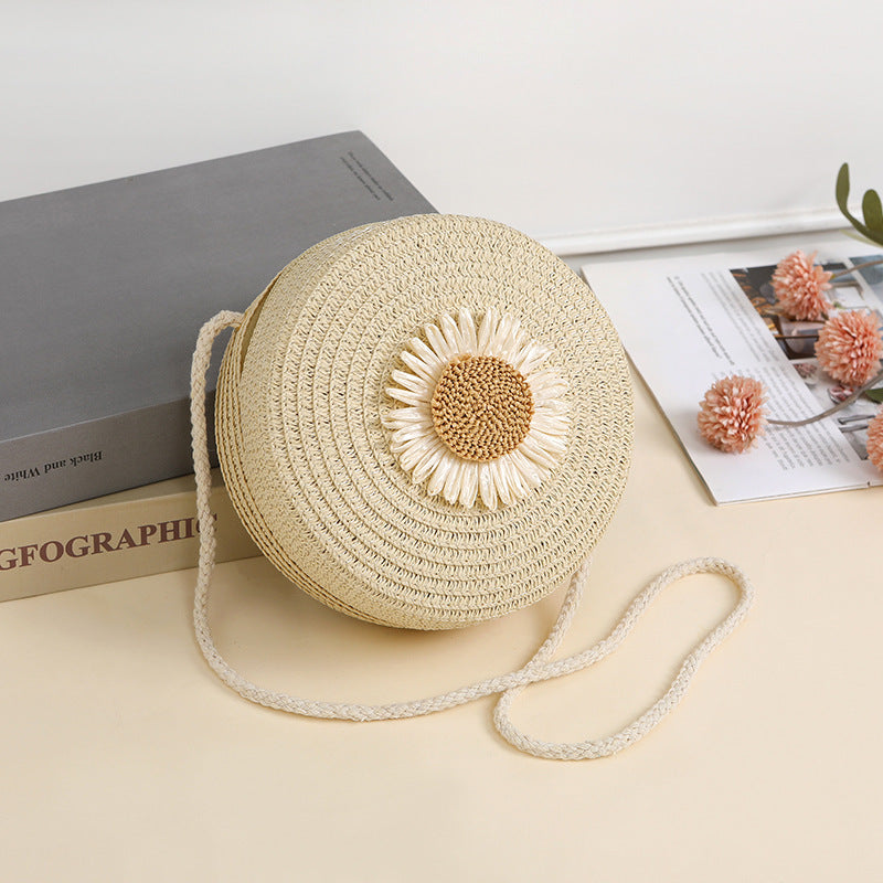 Pastoral Style Woven Raffia Bag