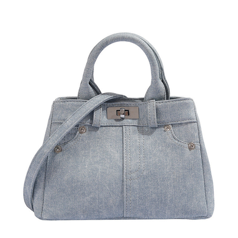 Women's Personalized Commuter Denim Handbag