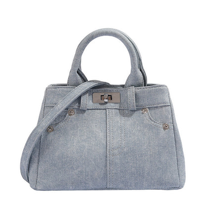 Women's Personalized Commuter Denim Handbag