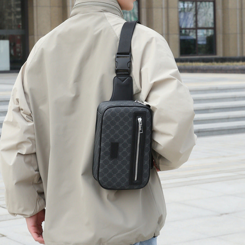 Printed Light Luxury Crossbody Shoulder Bag