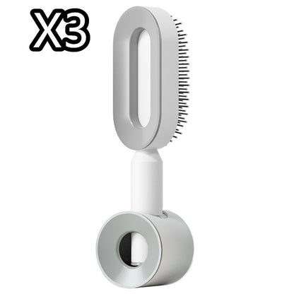 Self Cleaning|Hair Loss|Massage Scalp Anti-Static Hairbrush