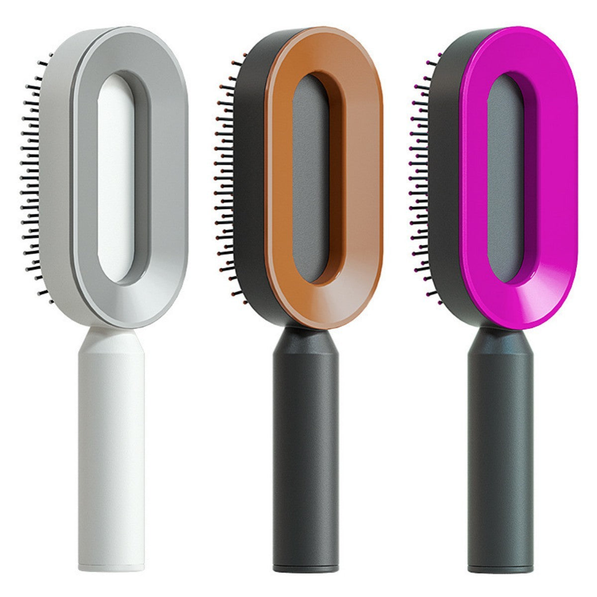 Self Cleaning|Hair Loss|Massage Scalp Anti-Static Hairbrush