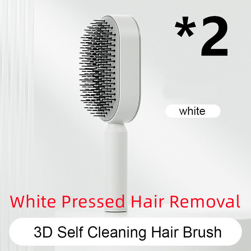Self Cleaning|Hair Loss|Massage Scalp Anti-Static Hairbrush