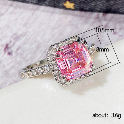 Classic Square Diamond Ring