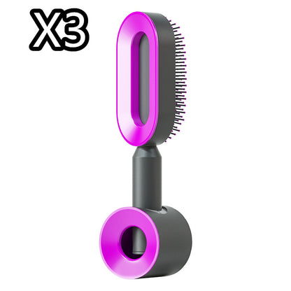 Self Cleaning|Hair Loss|Massage Scalp Anti-Static Hairbrush