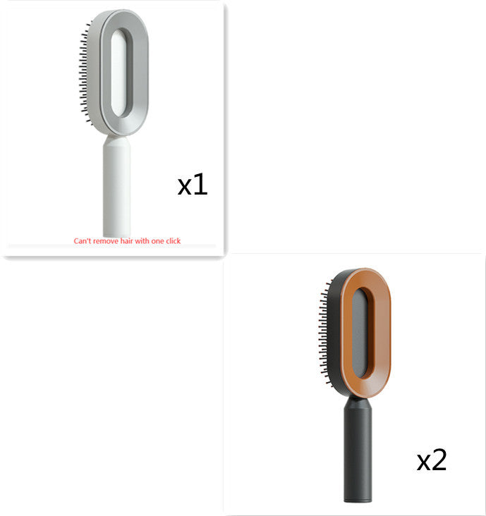 Self Cleaning|Hair Loss|Massage Scalp Anti-Static Hairbrush