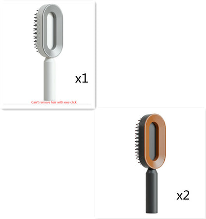 Self Cleaning|Hair Loss|Massage Scalp Anti-Static Hairbrush