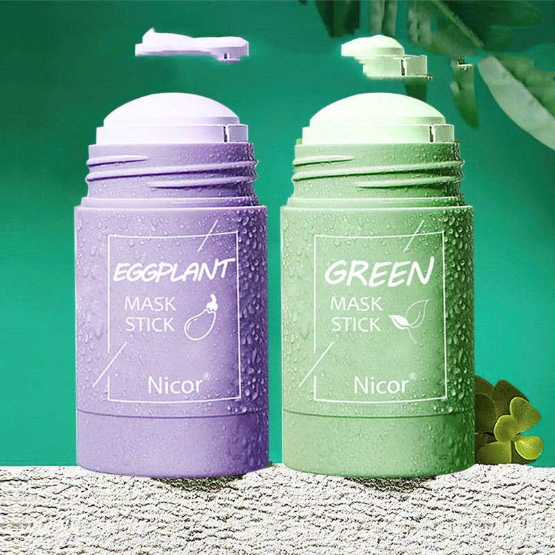 Cleansing Green Tea Mask| Clay Stick| Oil Control| Anti-Acne| Whitening Seaweed Mask