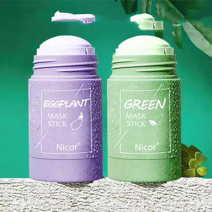 Cleansing Green Tea Mask| Clay Stick| Oil Control| Anti-Acne| Whitening Seaweed Mask