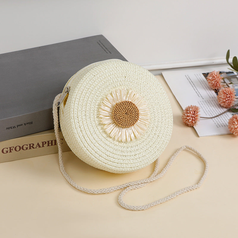 Pastoral Style Woven Raffia Bag