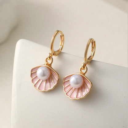 Starfish Shell Women's Stud Earrings