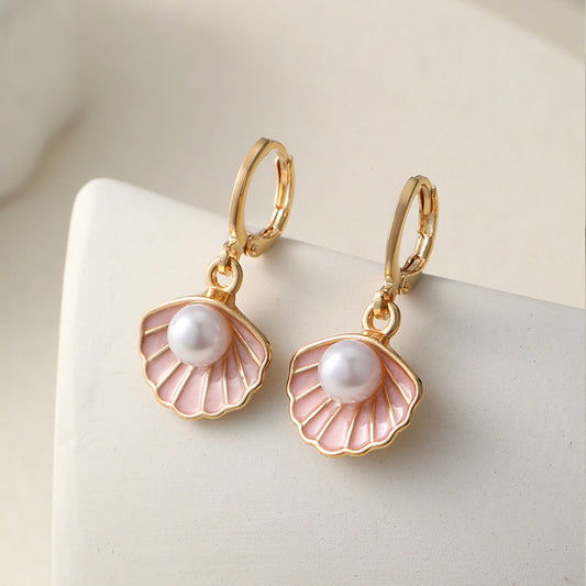 Starfish Shell Women's Stud Earrings