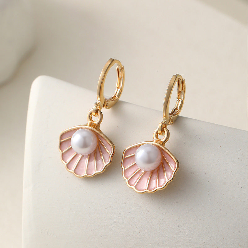 Starfish Shell Women's Stud Earrings
