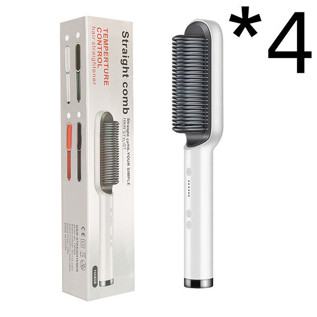 2 In 1 Hair Straightener| Curling Tong| Dual-purpose Electric Hair Brush