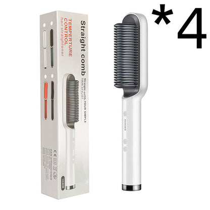 2 In 1 Hair Straightener| Curling Tong| Dual-purpose Electric Hair Brush
