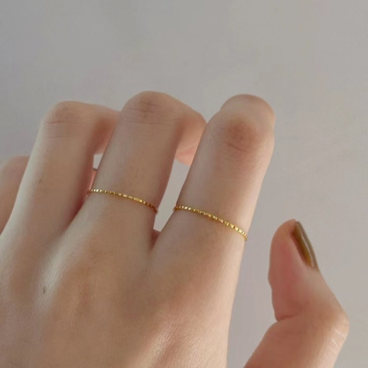 Minimalism Simple Ring