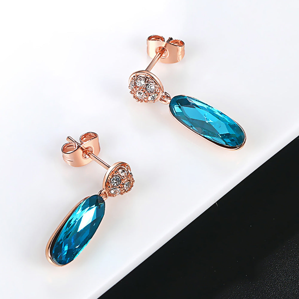 Hazy Moon Simple Fashion Geometric Earrings